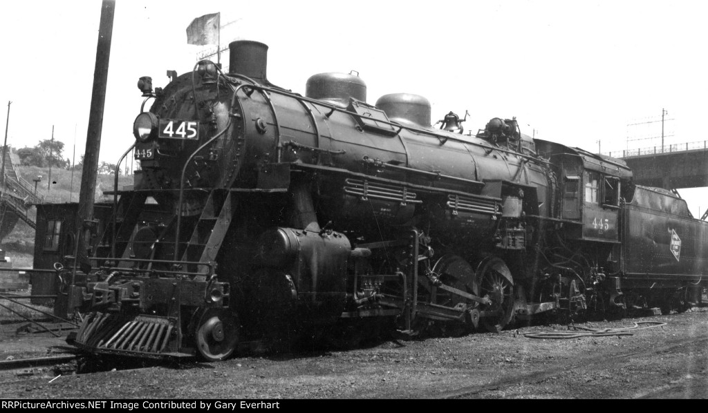 MILW 2-8-2 #445 - Milwaukee Road